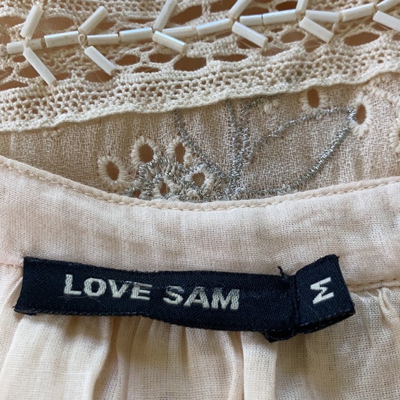 Love Sam Anthropologie Eyelet Dress M - Picture 13 of 16
